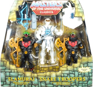 Masters of the Universe Super7 Slamurai and Snake Troopers