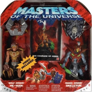 Masters of the Universe Mattel 200x Wolf Armor He-Man & Snake Armor Skeletor
