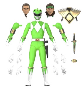 Power Rangers Super7 Green Ranger (Glow)