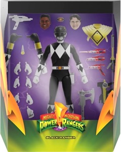 Power Rangers Super7 Mighty Morphin Black Ranger