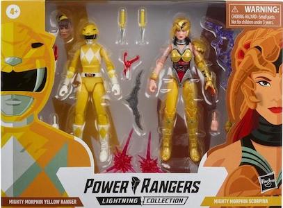 Power Rangers Lightning Yellow Ranger vs Scorpina