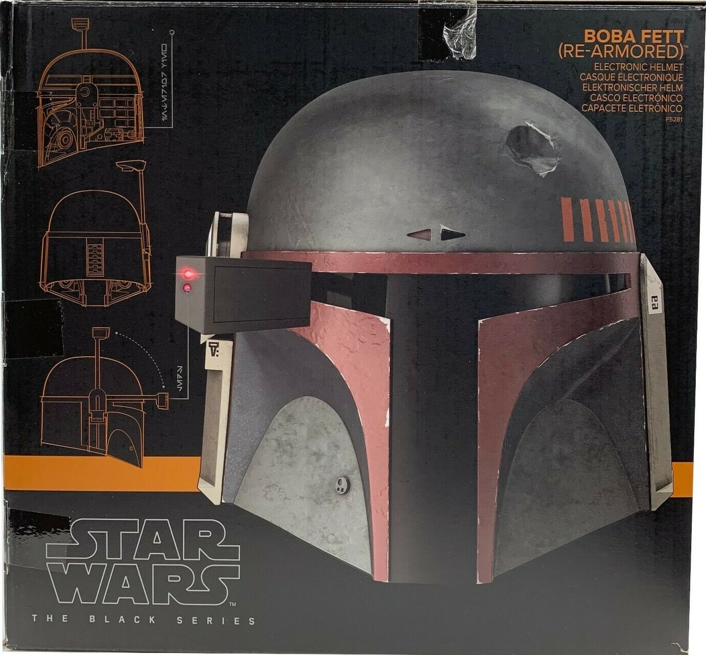 Star Wars The Black Series Boba Fett Re-Armored Helmet - The ...