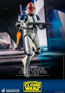 Star Wars Hot Toys Star Wars 501st Battalion Clone Trooper Deluxe (TCW)