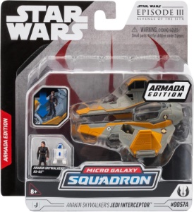 Star Wars Micro Galaxy Squadron Anakin's Jedi Interceptor (Armada Edition)