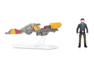 Star Wars Micro Galaxy Squadron Andor’s Speeder with Cassian Andor