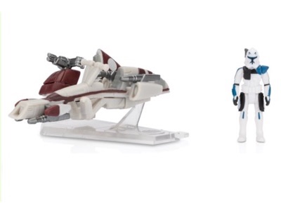 BARC Speeder and Sidecar with Captain Rex