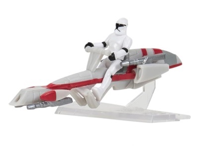 Star Wars Micro Galaxy Squadron BARC Speeder Bike with Clone Trooper (Reissue)