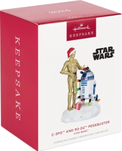 Star Wars Hallmark C-3PO and R2-D2 Peekbuster