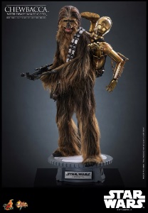 Star Wars Hot Toys Star Wars Chewbacca with Disassembled C-3PO