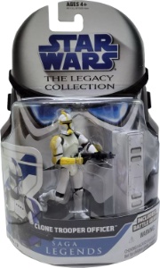 Star Wars Legacy Collection Clone Trooper Officer (Yellow Commander)