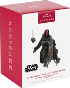 Star Wars Hallmark Darth Maul and Sith Probe Droid