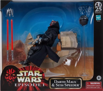 Star Wars 6" Black Series Darth Maul & Sith Speeder