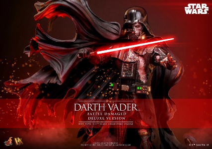 Star Wars Hot Toys Star Wars Darth Vader (Deluxe - Battle Damaged)