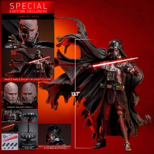 Star Wars Hot Toys Star Wars Darth Vader (Deluxe - Special Edition - Battle Damaged)