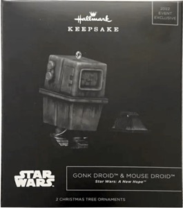 Star Wars Hallmark Gonk Droid & Mouse Droid