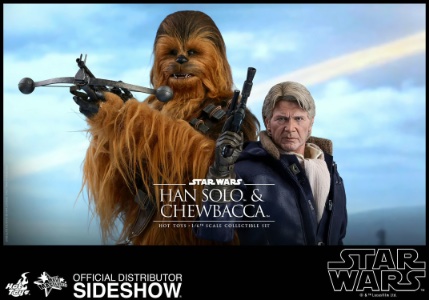 Star Wars Hot Toys Star Wars Han Solo & Chewbacca Set