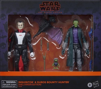 Star Wars 6" Black Series Inquisitor & Duros Bounty Hunter (Halloween Edition)