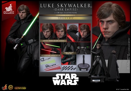 Star Wars Hot Toys Star Wars Luke Skywalker (Artisan Edition - Dark Empire)