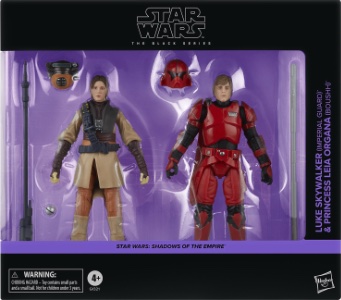 Star Wars 6" Black Series Luke Skywalker (Imperial Guard) & Princess Leia Organa (Boushh) 2 Pack