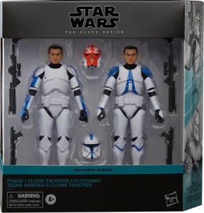 Star Wars 6" Black Series Phase I Clone Trooper Lieutenant & 332nd Ahoska's Clone Trooper