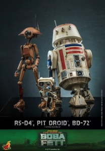 Star Wars Hot Toys Star Wars R5-D4, Pit Droid and BD-72