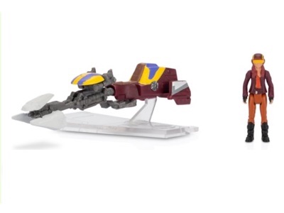 Star Wars Micro Galaxy Squadron Sabine's Speeder with Sabine Wren