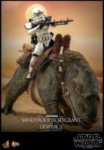 Star Wars Hot Toys Star Wars Sandtrooper Sergeant & Dewback