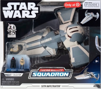 Star Wars Micro Galaxy Squadron Sith Infiltrator Starship