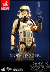 Star Wars Hot Toys Star Wars Stormtrooper (Gold Chrome)