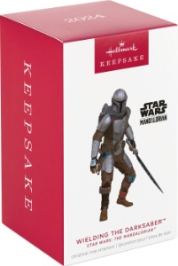 Star Wars Hallmark The Mandalorian Wielding the Darksaber