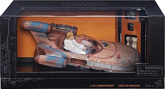 Star Wars 6" Black Series X-34 Landspeeder and Luke Skywalker (SDCC)