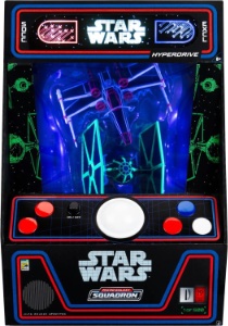 Star Wars Micro Galaxy Squadron X-Wing and TIE Fighter Retro Game Console Set