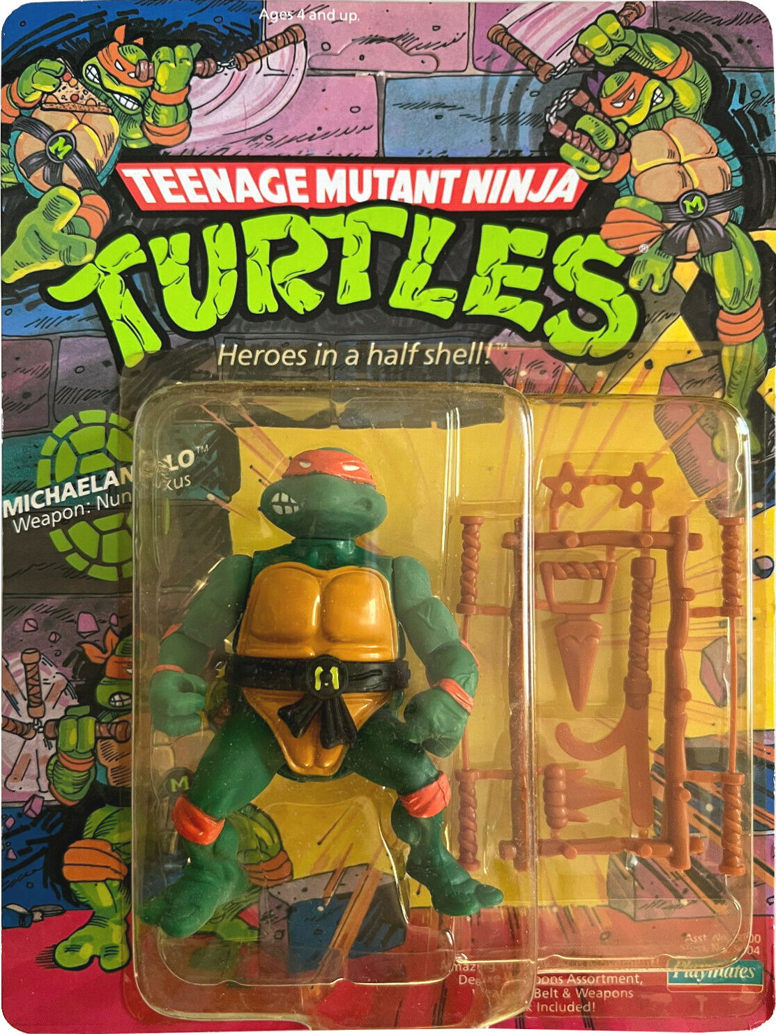 Teenage mutant ninja turtles TMNT Paleo Patrol Dino Runners Allosaurus w/  michaelangelo figure 2006 sealed · Fairway Hobbies