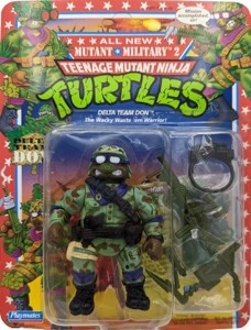 Teenage Mutant Ninja Turtles Playmates Delta Team Don