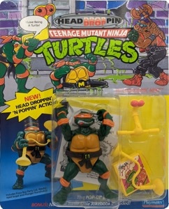 Teenage Mutant Ninja Turtles Playmates Head Droppin' Mike