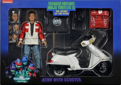 Teenage Mutant Ninja Turtles NECA Keno with Scooter (Secret of the Ooze)
