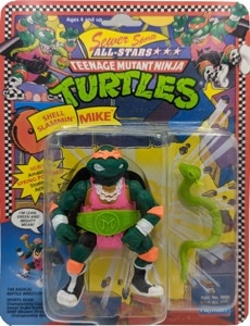 Teenage Mutant Ninja Turtles Playmates Shell Slammin' Mike