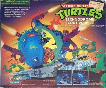 Teenage Mutant Ninja Turtles Playmates Technodrome Scout Vehicle
