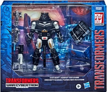 Transformers War for Cybertron: Trilogy Covert Agent Ravage & Micromaster Decepticons Forever Ravage