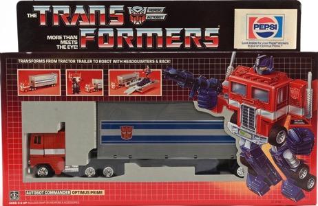 Transformers G1 Optimus Prime (Pepsi Canada)