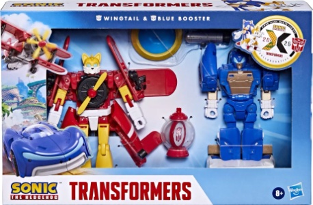 Transformers Collaborative Wingtail and Blue Booster